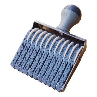 Rubber Number Stamp, 11 Digit Wheels, Rollers Rubber Number Stamp, 11 Digit Wheels, Rollers