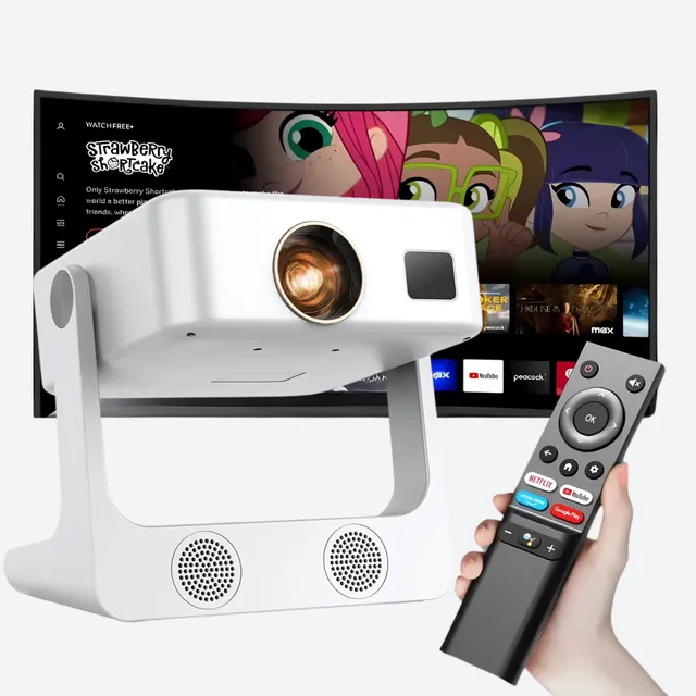 Projetor Svboi Pro Wifi 6 4k Android 14 Cor Branco 110v/220v