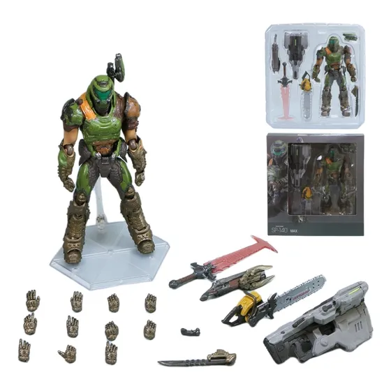 Para Figura De Juguete Figma Sp-140 Doom Slayer Eternal