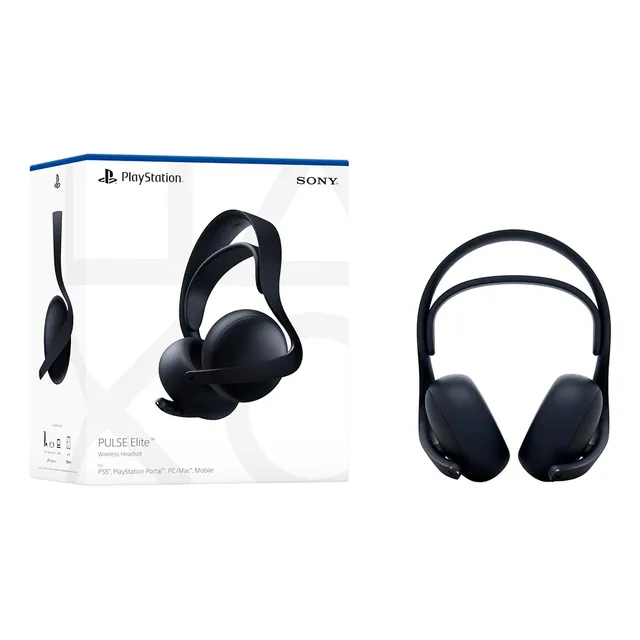 Audífonos Inalámbricos Sony Pulse Elite Playstation 5 Pc/mac Color Negro