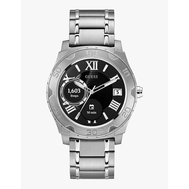 Reloj Guess Android Wear Connect Hombre Plateado Smartwatch