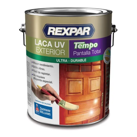 Laca Uv Exterior Tempo Rexpar Sherwin Williams 4 Litros