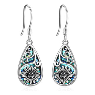 Poplyke 925 Sterling Silver Life Tree Dangle Pendientes Para Poplyke 925 Sterling Silver Life Tree Dangle Pendientes Para