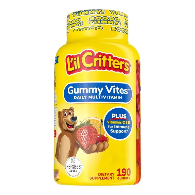 Vitamina En Gomitas Para Niños Lil Critters 190 Cáp. Oferta