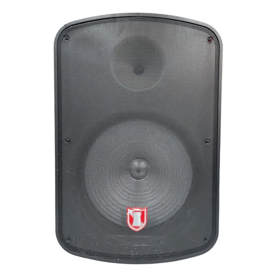 Bafle Amplificado Recargable De 15 Msa-7515 Negro