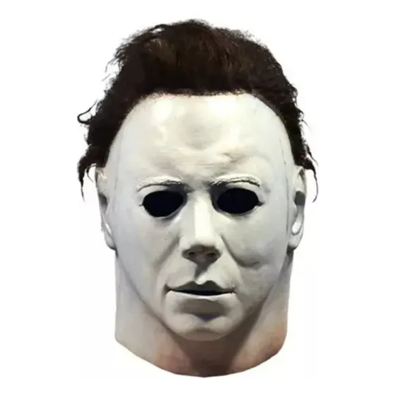 Máscara De Halloween Latex Michael Myers Color Blanca