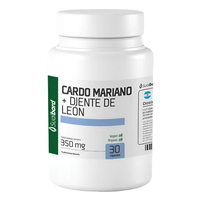 Cardo Mariano (silimarina ) Diente Leon Higado Graso Capx30