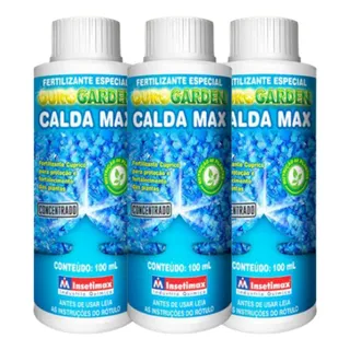 Calda Bordelesa Fungicida Sulfato De Cobre + Cal 3x100ml Calda Bordelesa Fungicida Sulfato De Cobre + Cal 3x100ml