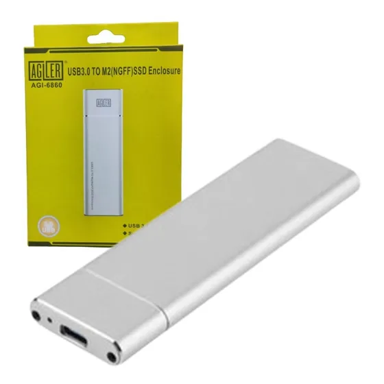 Case Enclosure Agiler Para Disco Duro Solido Ssd M2 Key Ngff