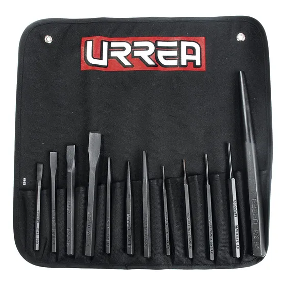 Juego De Cinceles, Punzones Y Botadores 12 Piezas Urrea No.5
