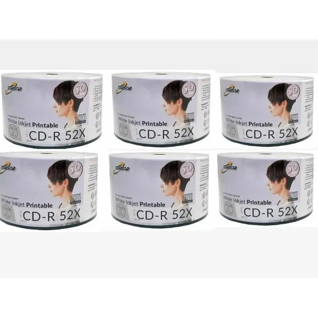 Cd Cursor Imprimible 52x 6 Pack De 50 Unidades Cada Uno
