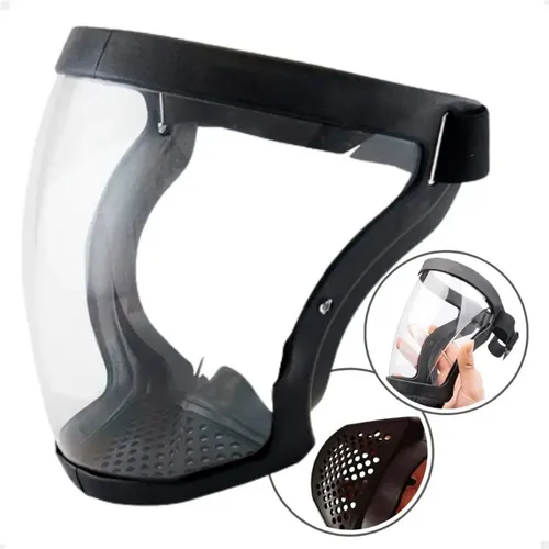 Protetor Facial Anatômico HexPro Hexshield Home Chrom | Ca 49.438