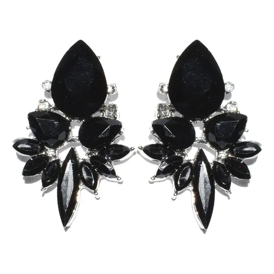 Aros Tresher Gema Piedra Elegante De Fiesta Noche 3