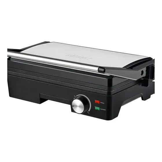 Grill Midi 1200W Inox Chapa Dupla