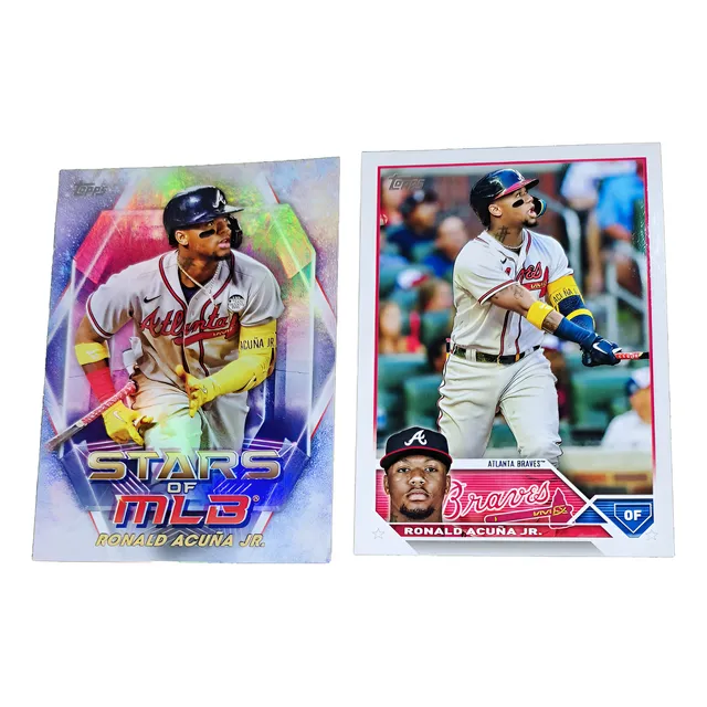 Cv Ronald Acuña Jr Combo 2023 Topps Y Holofoil Stars Of Mlb 