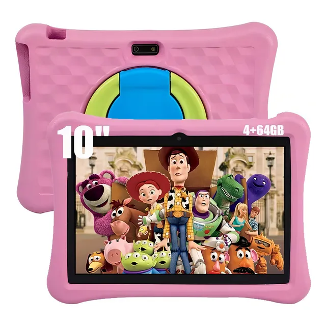 Tableta 10 Tablet Con Funda Niños Android 12 64gb Memoria
