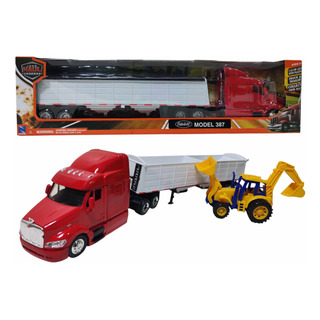 Trailer Peterbilt Gondola Esc 1:43 New Ray Retroexcavadora Trailer Peterbilt Gondola Esc 1:43 New Ray Retroexcavadora