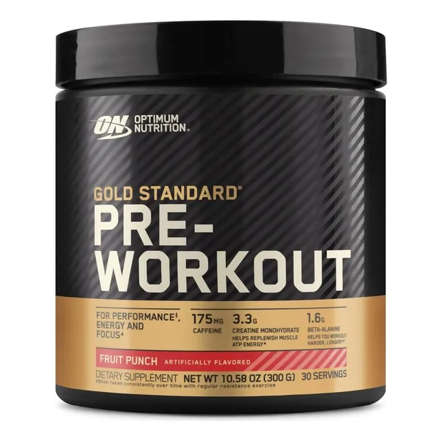Pre-workout Gold Standard Frutas Optimum Nutrition 300 G Frutas