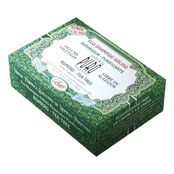 Shampoo sólido Romero tea Tree 100 G sin sulfatos sin Sci