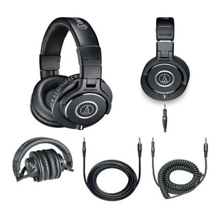 Fone De Ouvido Over-ear Audio-technica M-series Ath-m40x Bk Fone De Ouvido Over-ear Audio-technica M-series Ath-m40x Bk