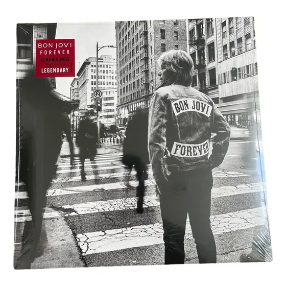 Bon Jovi Lp Color Forever Lacrado Disco Vinil