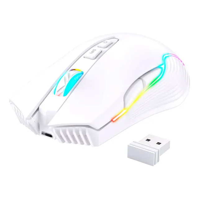 Mouse Gamer De Juego Inalámbrico Onikuma Cw905 Con Luz Rgb
