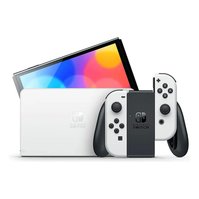 Nintendo Switch Oled 64gb Standard Com Joy-con Branco Nintendo Switch Oled 64gb Standard Com Joy-con Branco