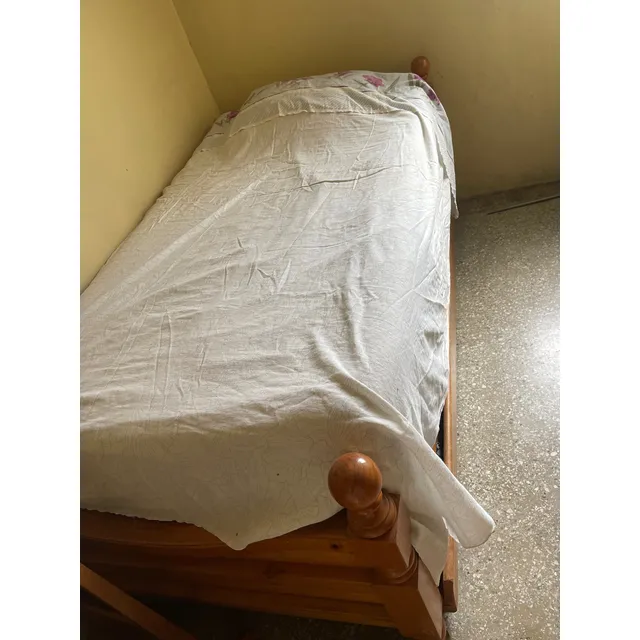 Cama Individual Duplex Pino Usada
