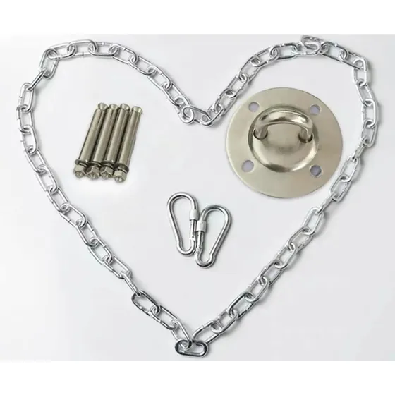 Kit Colocacion Para Hamaca Silla Redondas Cadena Ganchos