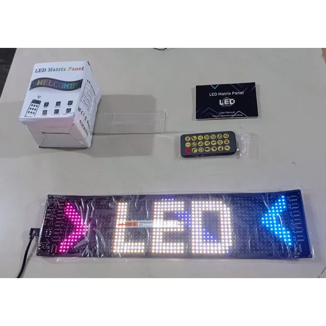 Aviso Panel Led Publicitario Carro Negocio