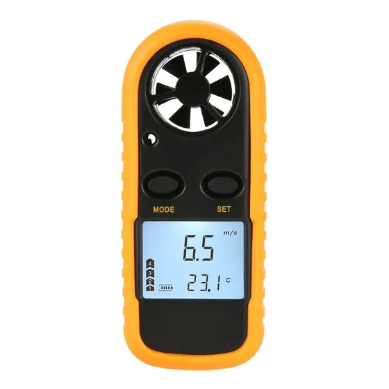 Anemometro Digital - Velocidad Y Temperatura Del Viento