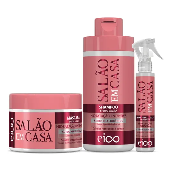 Kit Especial Salão Em Casa Hidratação Intensiva Anti Frizz