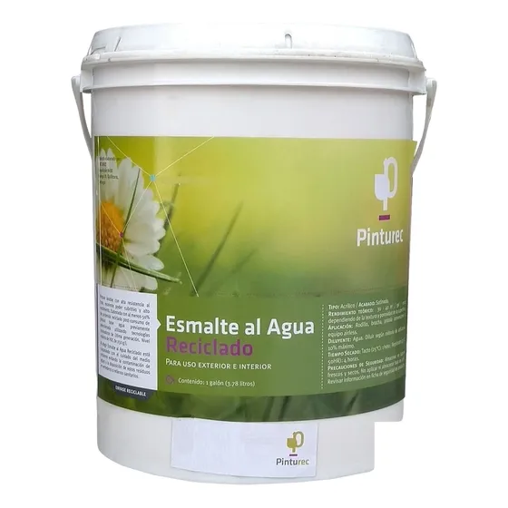 Esmalte Al Agua Reciclado Pinturec  Café Elqui 1g