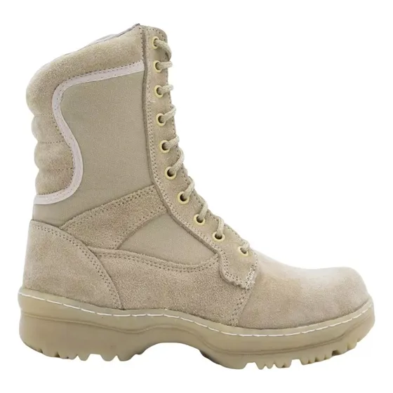 Botas Cobra Tácticas Seguridad Militar Piel Caqui