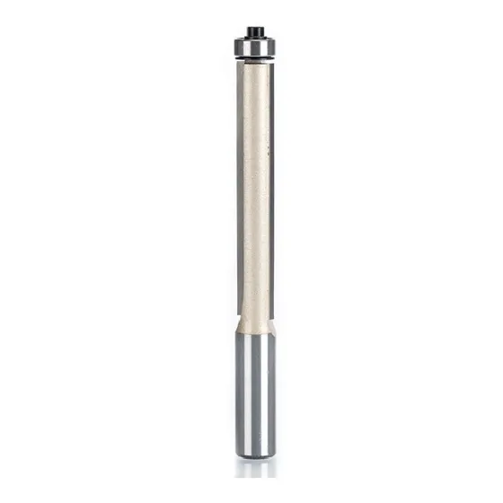 Fresa Para Tupia Reta Longa C/ Rolamento 12mm X 76mm Luthier
