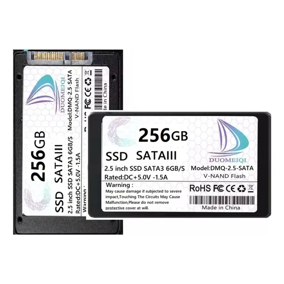 Interno Duomeiqi Disco Sólido Ssd Interno 256gb 2.5in-sata Iii-256gb Ultra 3d 256gb Negro