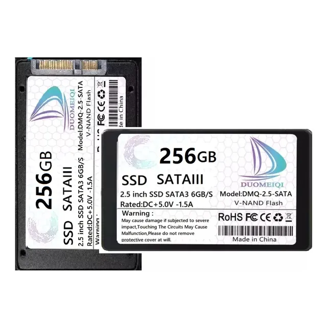 Interno Duomeiqi Disco Sólido Ssd Interno 256gb 2.5in-sata Iii-256gb Ultra 3d 256gb Negro