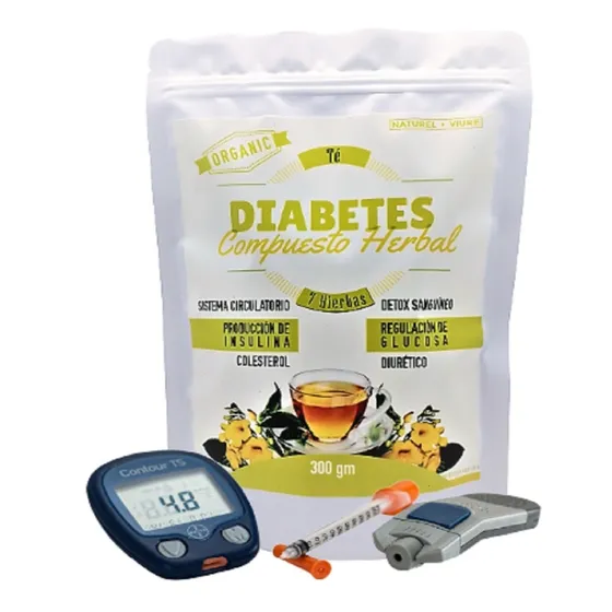 Te Compuesto Herbal Diabetes Regulador De Glucosa & Insulina