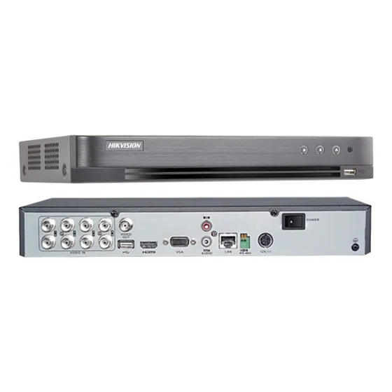 Dvr 08 Canais Hikvision 3megas 4.0 Ds-7208hqhi-k1 Turbo