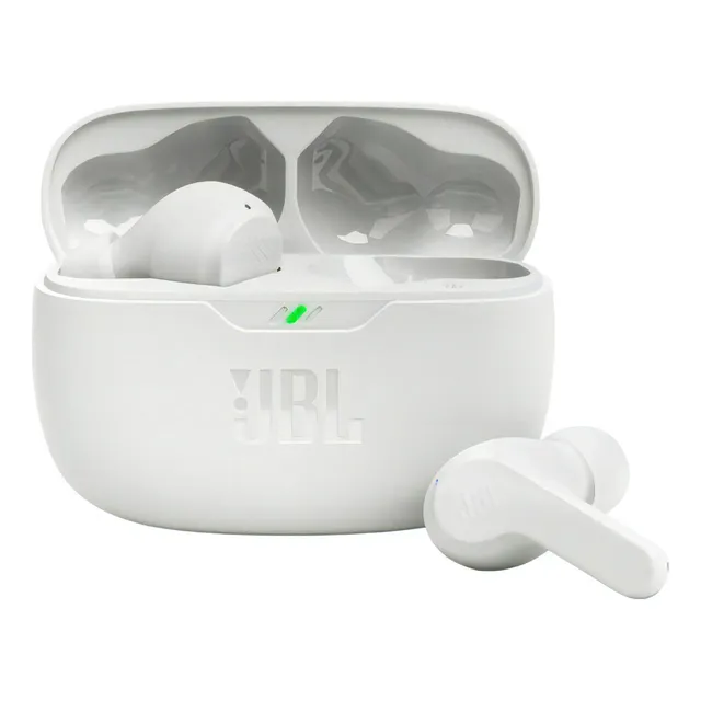 Audífonos Inalámbricos Jbl Vibe Beam Bluetooth, Blanco. Color Blanco Color de la luz Blanco
