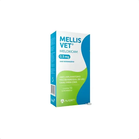 Mellis Vet 0,5mg Avert Anti-inflamatório Cães Gatos 0,5mg