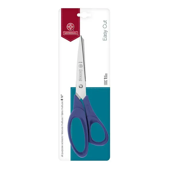Tesoura Multiuso Inox 21cm Cabo Resina Cortfácil - Mundial