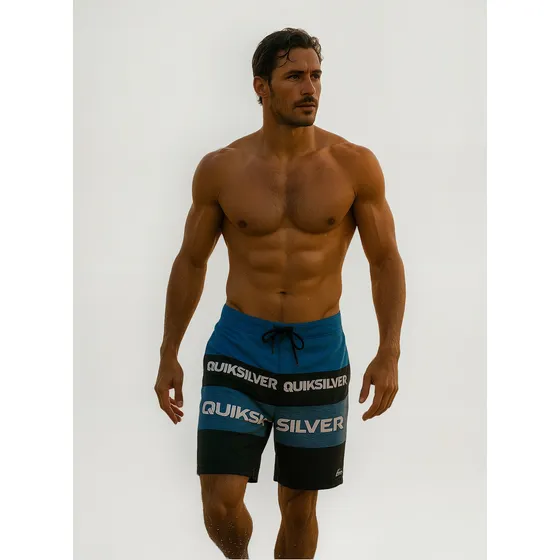 3 Bermuda Tactel Surfe Masculina Moda Praia Verao Elastano
