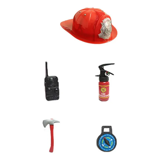 Disfraz De Bombero Para Niños, Traje De Trabajo Sam Fireman
