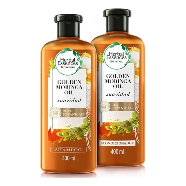 Shampoo Essences Golden Moringa Oil Acondicionador 400ml