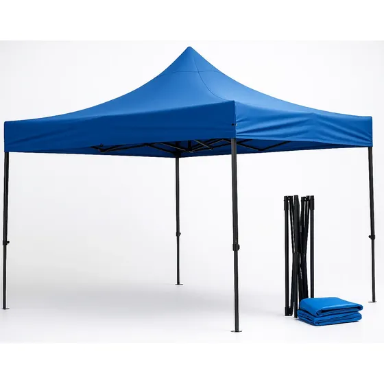 Toldo Araña 3x3 Eoland Plegable Azul Impermeable UV Eventos | Cuotas sin interés