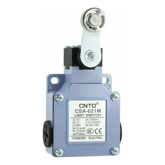 Csa-021m Interruptor Limite 1nc+1no Palanca Giratoria Cntd