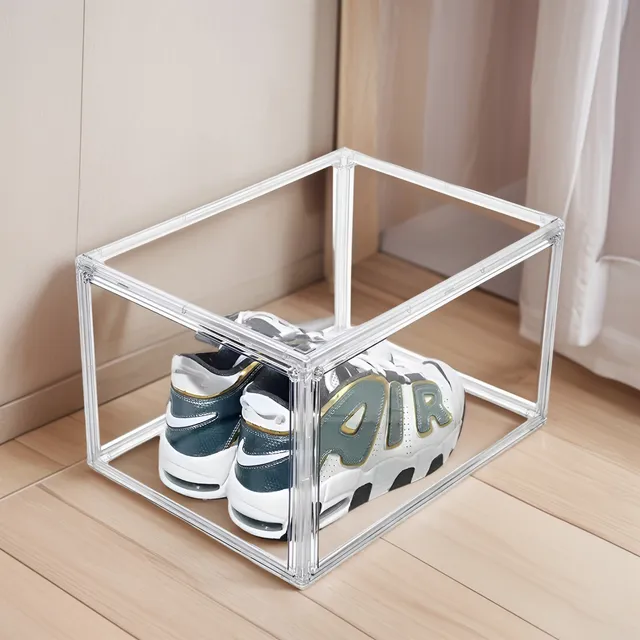 Caja De Almacenamiento Para Zapatillas De Acrilico Con Iman