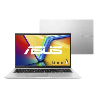 Notebook Asus Vivobook 15 M1502ya Amd Ryzen 7 5825u 16gb Ram 1tb Ssd Linux Keepos 15,6  Fhd Cool Silver - Nj613