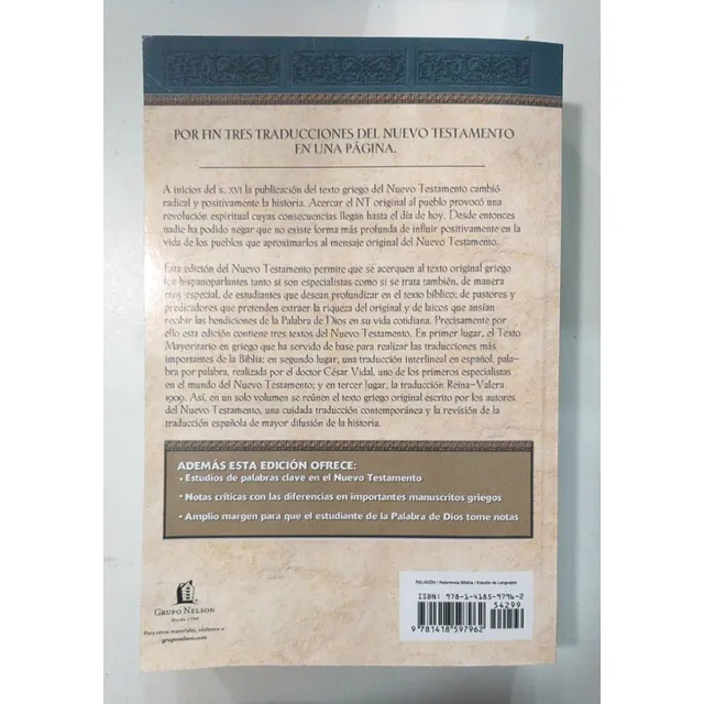 Testamento Interlineal - Cesar Vidal